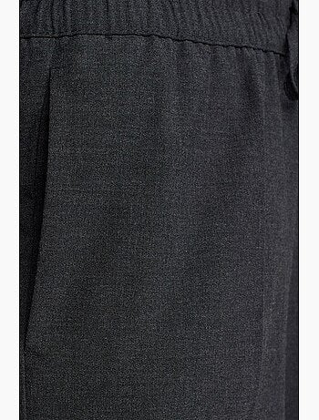 Pantaloni in crêpe a gamba ampia con vita con coulisse dilvin