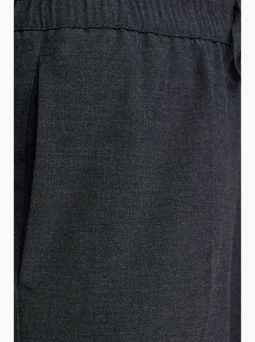 Pantaloni in crêpe a gamba ampia con vita con coulisse dilvin - Kiabi Pantaloni in crêpe a gamba ampia con vita con coulisse dilvin - Kiabi