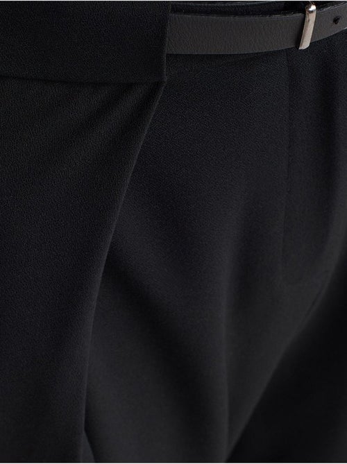Pantaloni in crêpe a gamba ampia da donna con cintura dilvin - Kiabi Pantaloni in crêpe a gamba ampia da donna con cintura dilvin - Kiabi