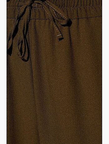 Pantaloni in crêpe a gamba ampia da donna dilvin