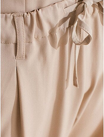 Pantaloni in crêpe a gamba ampia dilvin