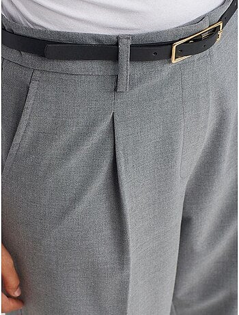Pantaloni in crêpe a gamba dritta con cintura dilvin