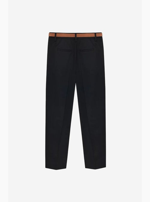 Pantaloni in crêpe a gamba dritta con cintura dilvin - Kiabi