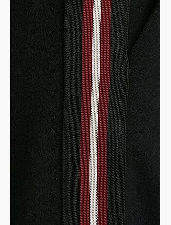 Pantaloni in crêpe a righe a gamba ampia dilvin