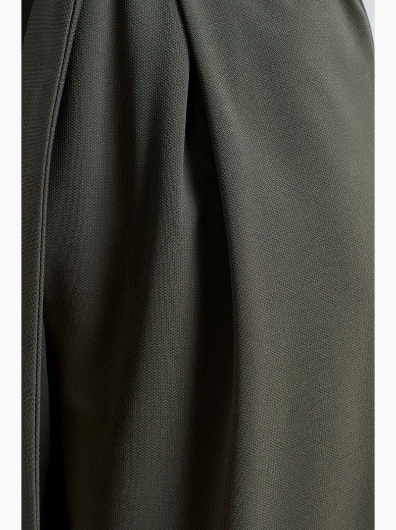 Pantaloni in crêpe a vita alta a gamba ampia dilvin Cachi - Kiabi