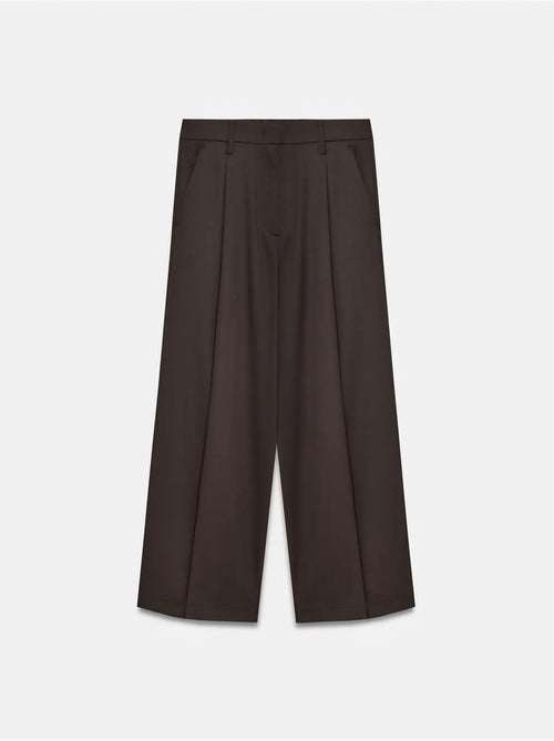 Pantaloni in crêpe a vita alta a gamba ampia dilvin - Kiabi Pantaloni in crêpe a vita alta a gamba ampia dilvin - Kiabi