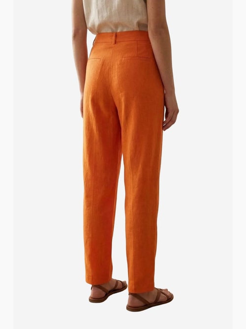 Pantaloni in crêpe a vita alta a gamba dritta my fashion - Kiabi