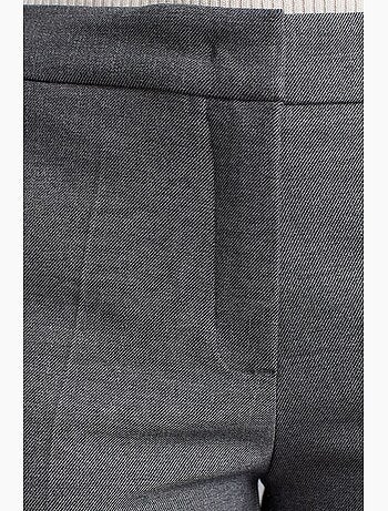 Pantaloni in crêpe a vita bassa a gamba dritta dilvin