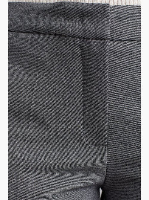 Pantaloni in crêpe a vita bassa a gamba dritta dilvin - Kiabi