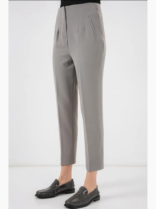 Pantaloni in crêpe slim fit a vita alta alla caviglia bdart - Kiabi Pantaloni in crêpe slim fit a vita alta alla caviglia bdart - Kiabi