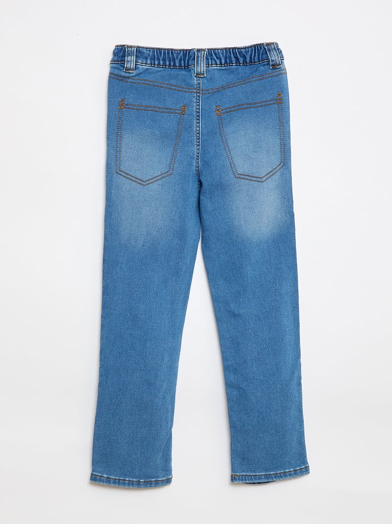 Pantaloni in denim - collezione facile da indossare BLU - Kiabi