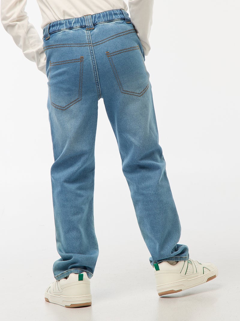 Pantaloni in denim - collezione facile da indossare BLU - Kiabi