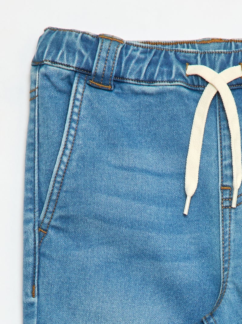 Pantaloni in denim - collezione facile da indossare BLU - Kiabi