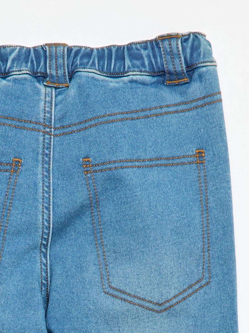 Pantaloni in denim - collezione facile da indossare BLU - Kiabi