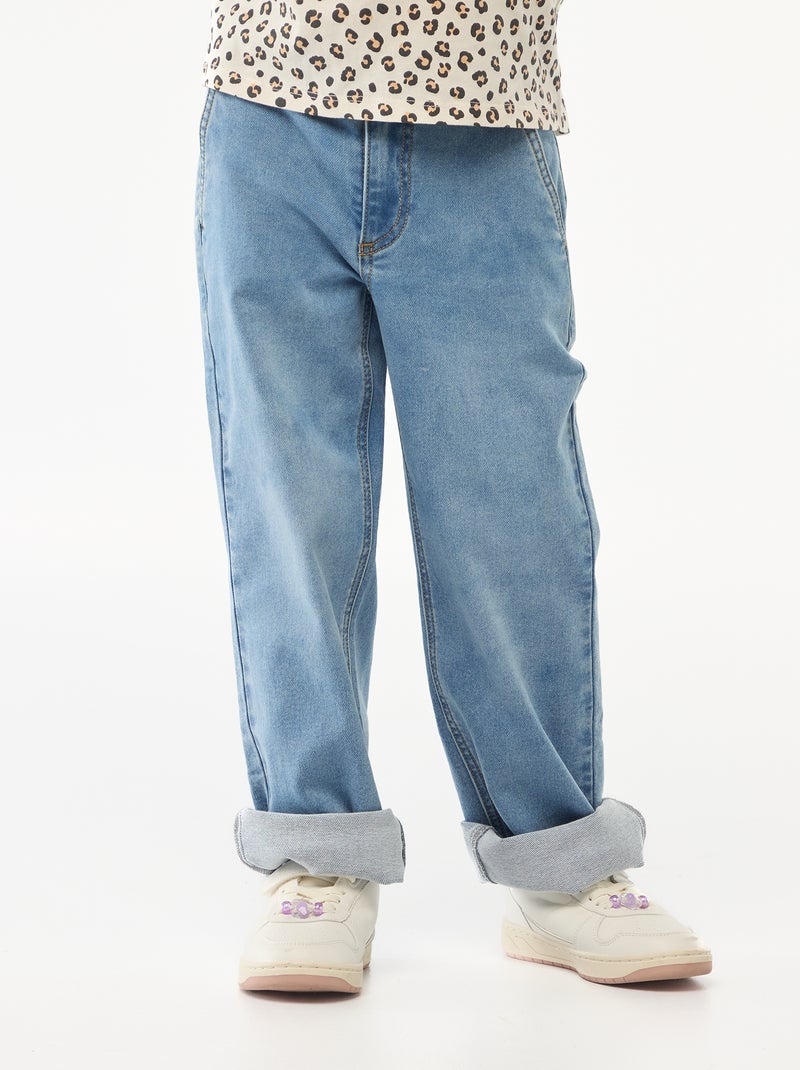 Pantaloni in denim - collezione facili da indossare Blu - Kiabi