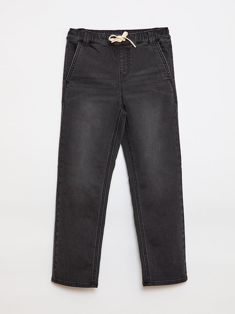 Pantaloni in denim - Facili da indossare Grigio - Kiabi