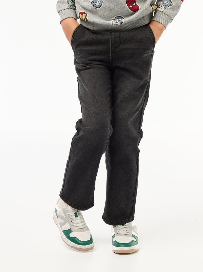 Pantaloni in denim - Facili da indossare Grigio - Kiabi