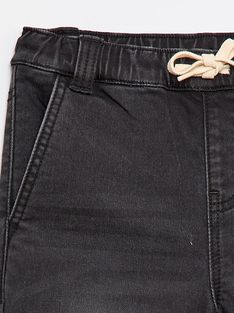 Pantaloni in denim - Facili da indossare Grigio - Kiabi