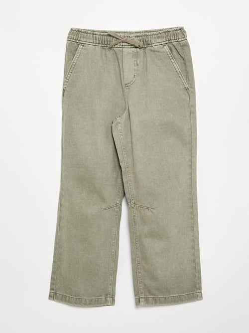 Pantaloni in denim - taglio confortevole - Kiabi Pantaloni in denim - taglio confortevole - Kiabi