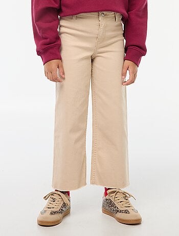 Pantaloni in denim a gamba larga