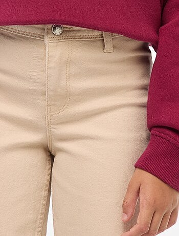 Pantaloni in denim a gamba larga