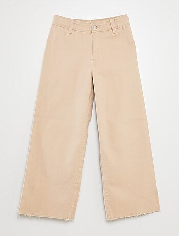 Pantaloni in denim a gamba larga