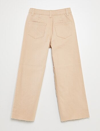 Pantaloni in denim a gamba larga