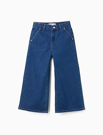 Pantaloni in denim a gamba larga