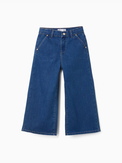 Pantaloni in denim a gamba larga - Kiabi