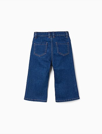 Pantaloni in denim a gamba larga