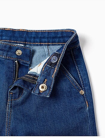 Pantaloni in denim a gamba larga