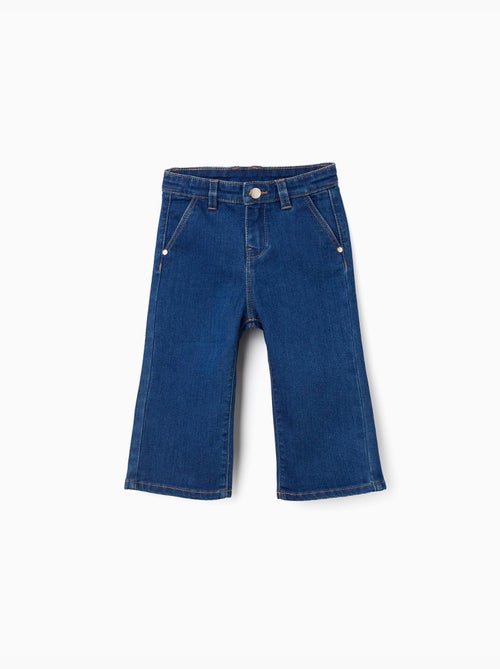 Pantaloni in denim a gamba larga - Kiabi