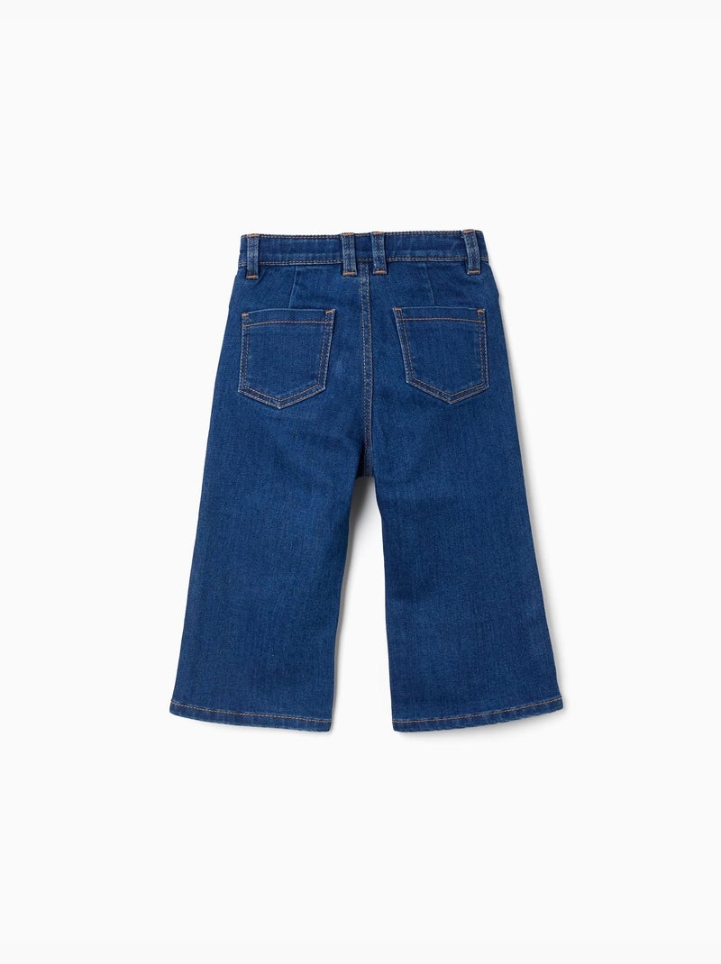 Pantaloni in denim a gamba larga Blu Blu - Kiabi