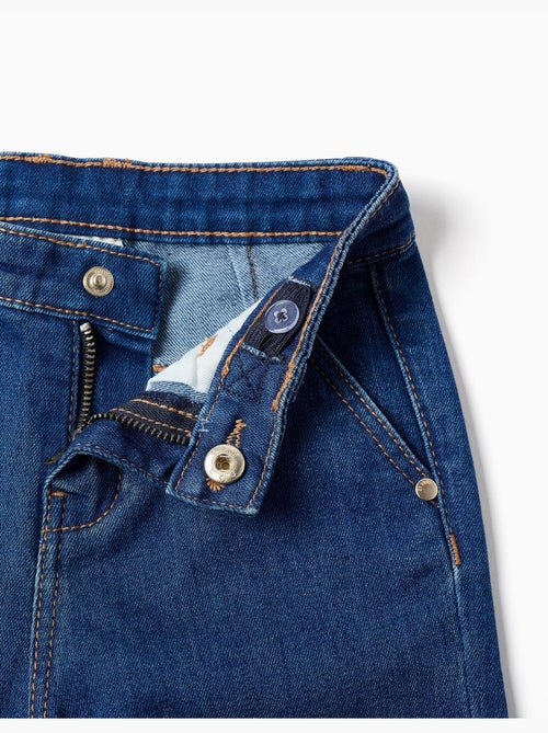 Pantaloni in denim a gamba larga - Kiabi