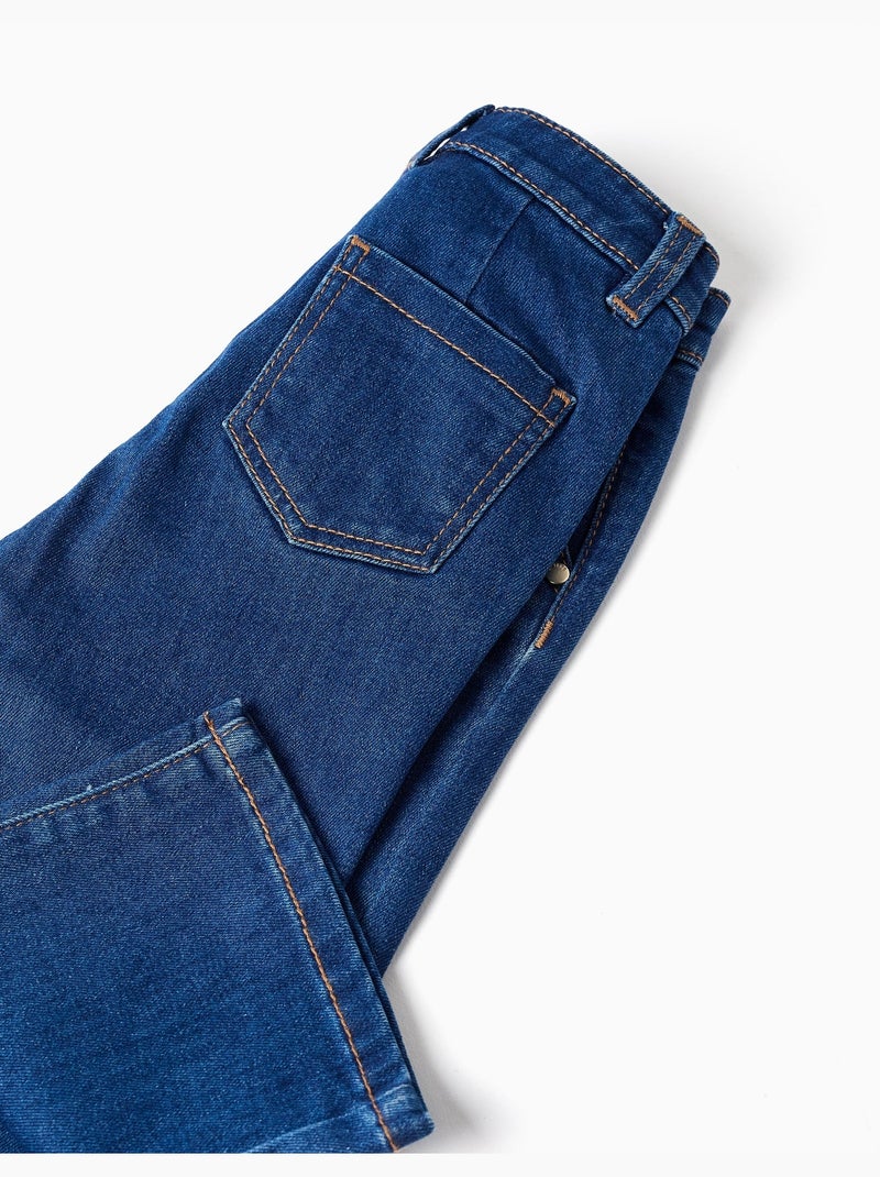Pantaloni in denim a gamba larga Blu Blu - Kiabi