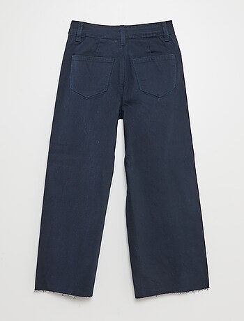 Pantaloni in denim a gamba larga