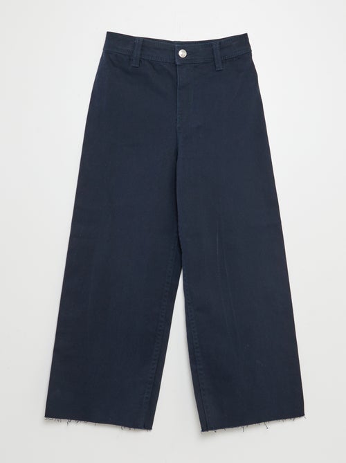 Pantaloni in denim a gamba larga - Kiabi