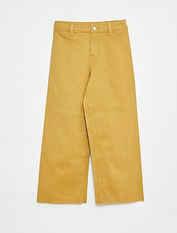 Pantaloni in denim a gamba larga