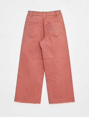 Pantaloni in denim a gamba larga