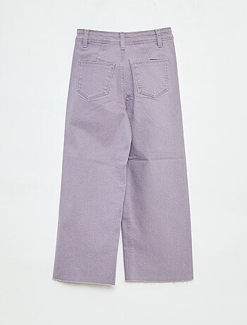 Pantaloni in denim a gamba larga
