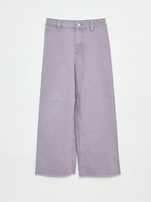 Pantaloni in denim a gamba larga - Kiabi