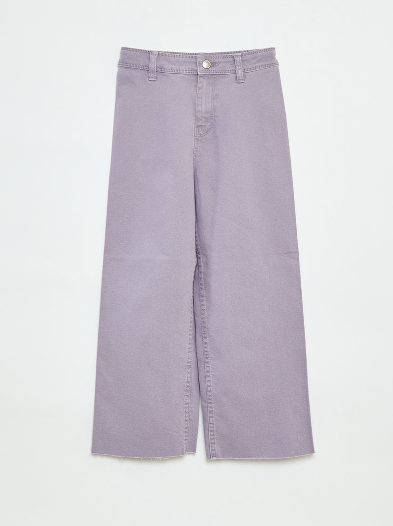 Pantaloni in denim a gamba larga Viola - Kiabi