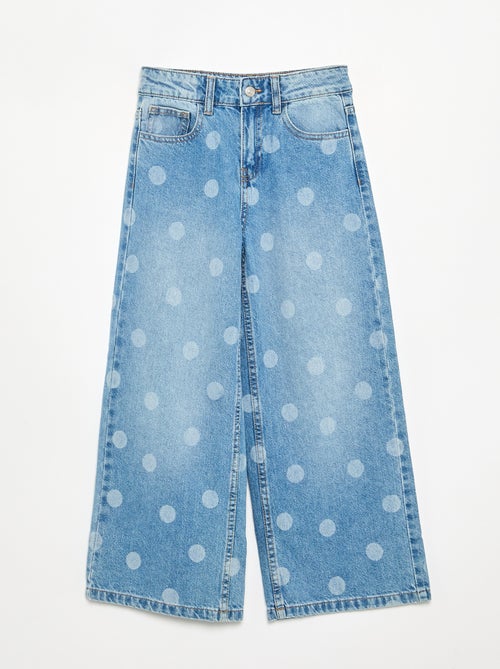 Pantaloni in denim a pois - Kiabi Pantaloni in denim a pois - Kiabi