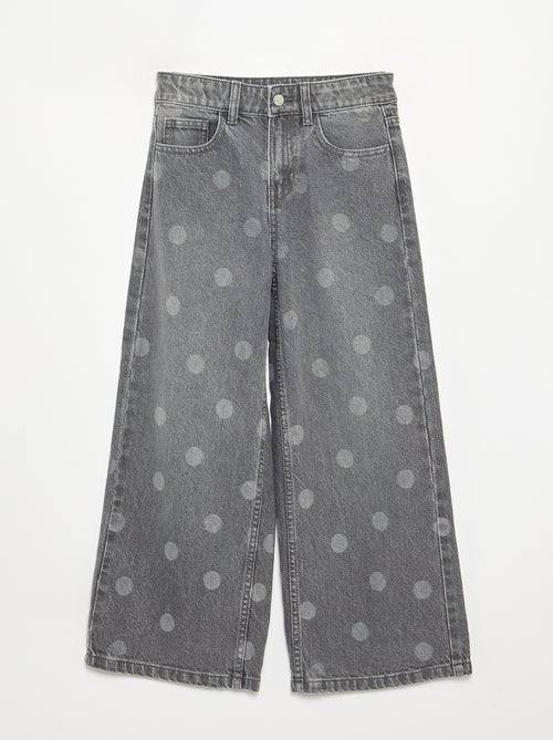 Pantaloni in denim a pois - Kiabi Pantaloni in denim a pois - Kiabi