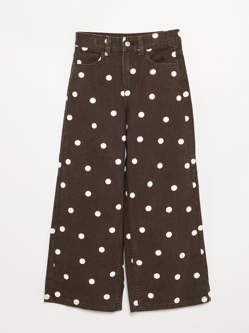 Pantaloni in denim a pois - Kiabi Pantaloni in denim a pois - Kiabi
