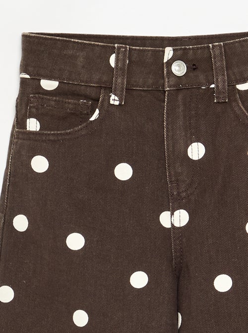 Pantaloni in denim a pois - Kiabi Pantaloni in denim a pois - Kiabi
