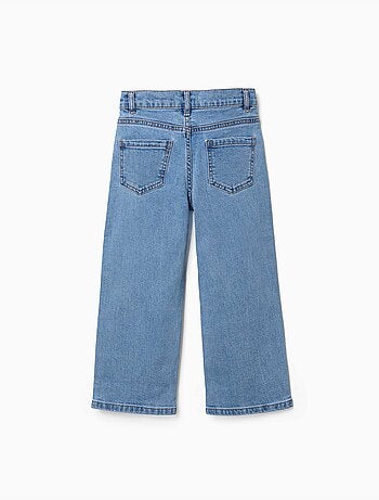 Pantaloni in denim a taglio dritto con 5 tasche