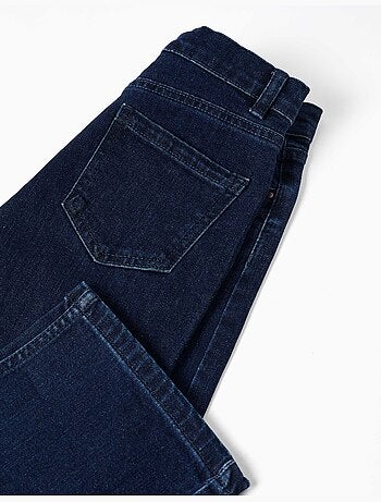 Pantaloni in denim a taglio dritto con 5 tasche