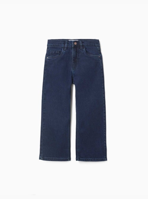 Pantaloni in denim a taglio dritto con 5 tasche - Kiabi Pantaloni in denim a taglio dritto con 5 tasche - Kiabi
