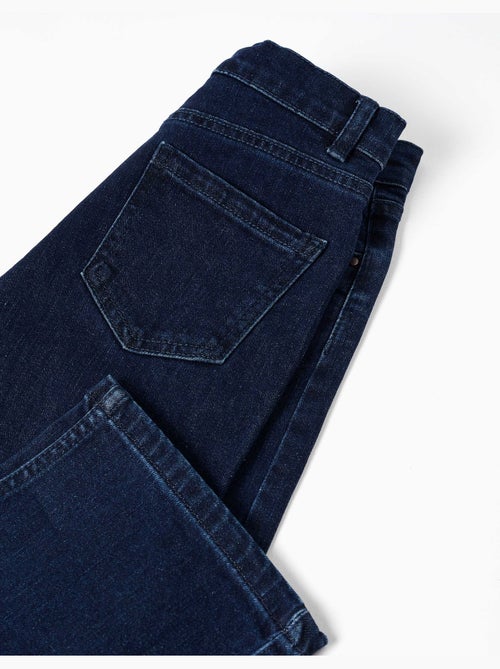 Pantaloni in denim a taglio dritto con 5 tasche - Kiabi Pantaloni in denim a taglio dritto con 5 tasche - Kiabi